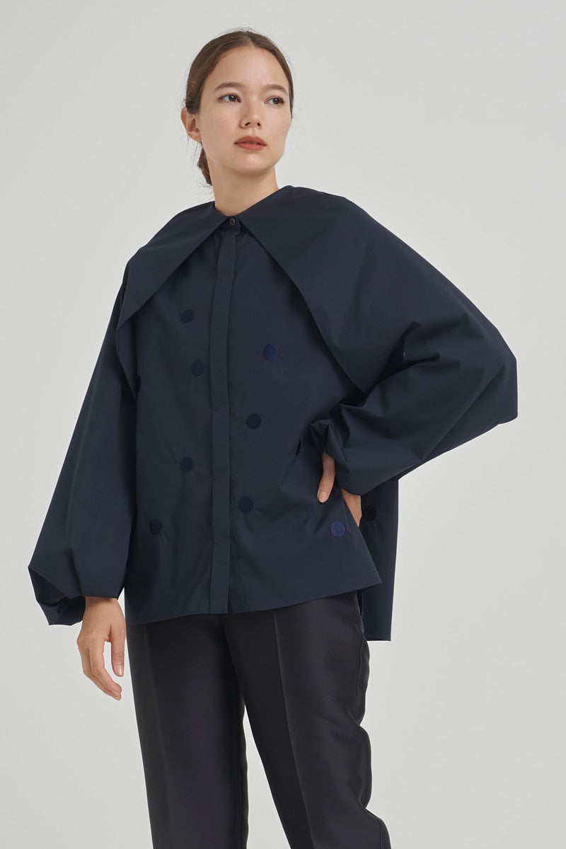 ビッグサボンブラウス