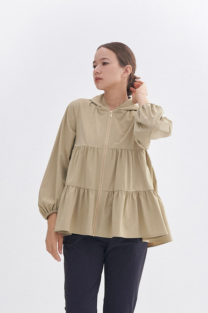 撥水ストレッチパーカー