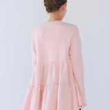 ベーシック裏毛ティアードカットソー