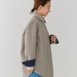 リバーシブルチェックシャツジャケット