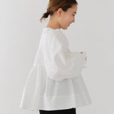 スノージャガードギャザーブラウス