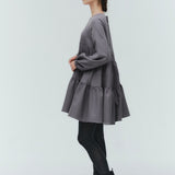 ランダムティアードショートドレス