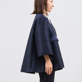 リボンジャガードテントコート