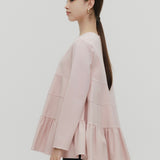 ぬくぬくティアードフリルブラウス