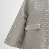 リボンジャガードテントコート