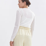 カシミヤシルクシアーテレコロンTee