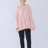 ベーシック裏毛ティアードカットソー