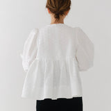スノージャガードギャザーブラウス