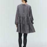 ランダムティアードショートドレス