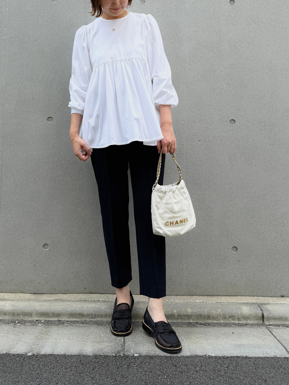 Puff Gather Cut-and-Sew Top