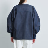 バルーンデニムブルゾン