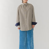 リバーシブルチェックシャツジャケット