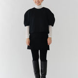 バックツイストウールトップス