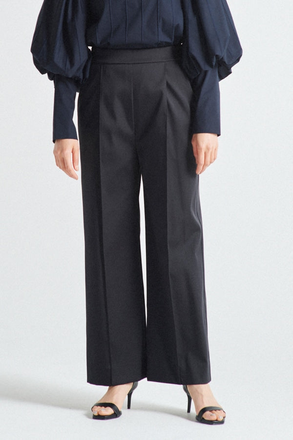 ウィンターサテンワイドパンツ