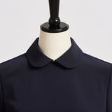 ラウンドカラードレスワンピース