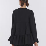 ぬくぬくティアードフリルブラウス