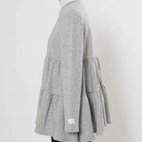 ベーシック裏毛ティアードカットソー