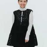 フロッキーレースティアードジレ