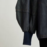 バルーンデニムブルゾン