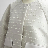 リボンジャガードテントコート