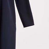 ラウンドカラードレスワンピース