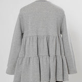 ベーシック裏毛ティアードカットソー