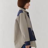 リバーシブルチェックシャツジャケット