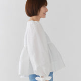 スノージャガードギャザーブラウス