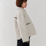 ハマグリウールショートコート