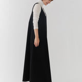 チャンキーサテンドレス