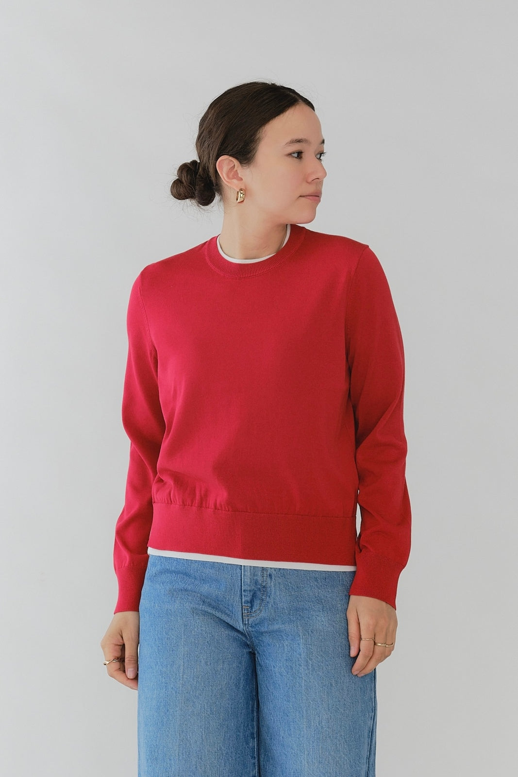 マニッシュレイヤーニット