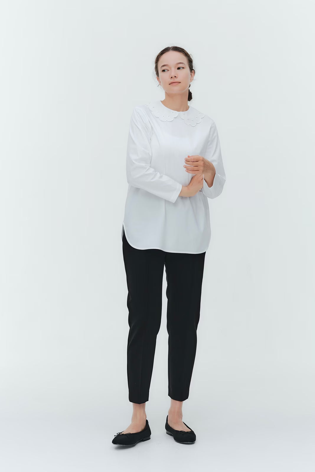 ブルーミングスカラップロンTee – yori shirocon ブルーミングスカラップロンTee – yori shirocon