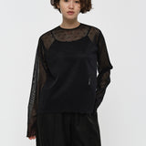 メッシュドットレースTee