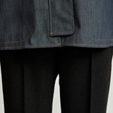 バルーンデニムブルゾン