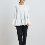 ピンタックストレッチパンツ＋