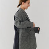 エコウールツイードジャケット