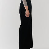 コットンベルベットワイドパンツ