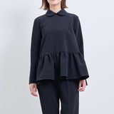 ラウンドカラードレスブラウス