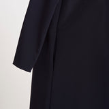 ラウンドカラードレスワンピース