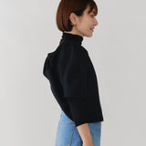 バックツイストウールトップス