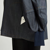 バルーンデニムブルゾン