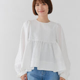 スノージャガードギャザーブラウス