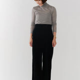 コットンベルベットワイドパンツ