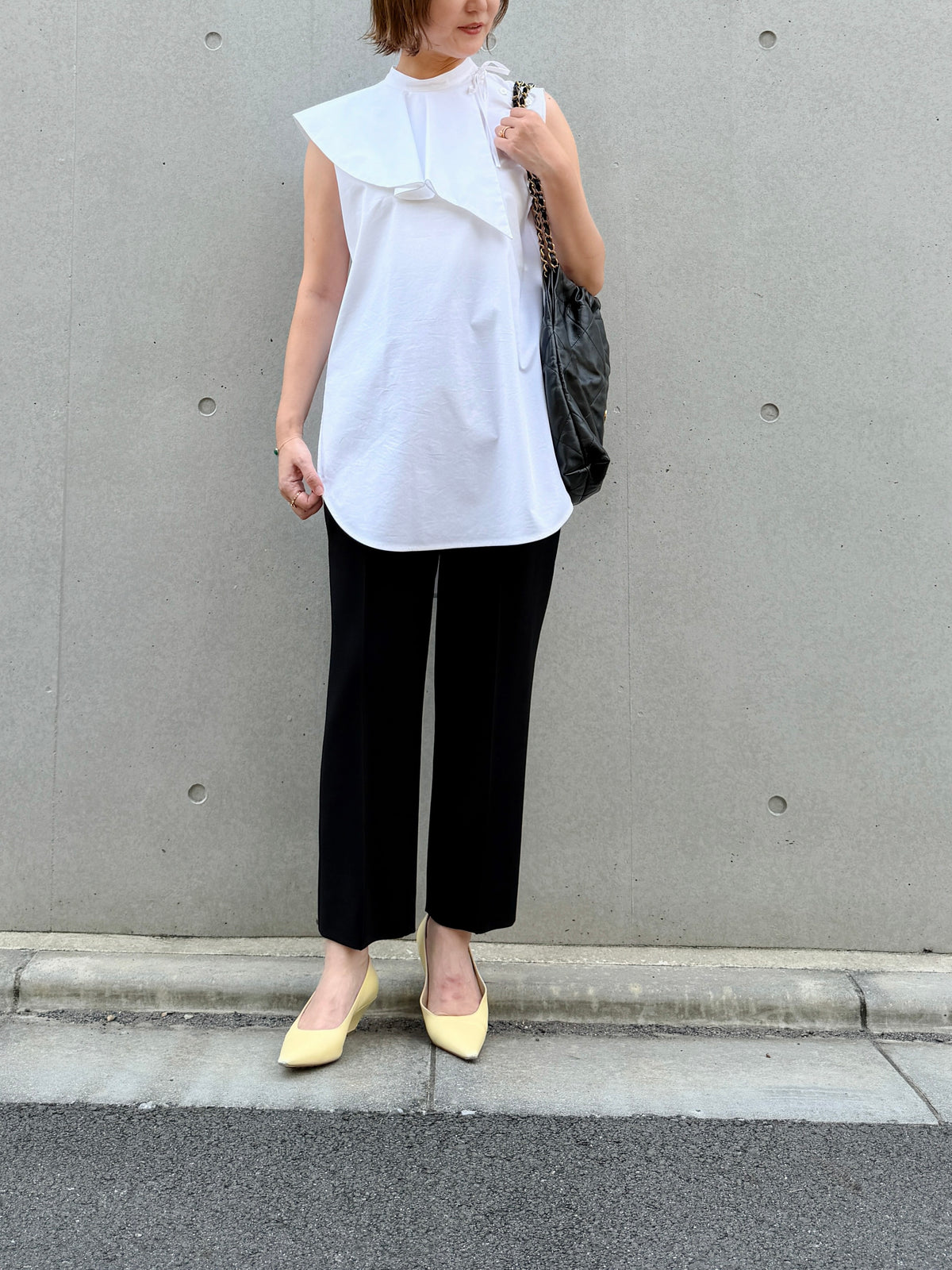 Drape Color Blouse