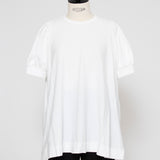 Aラインパフスリーブニット