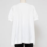 Aラインパフスリーブニット