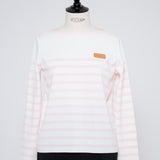 マリンボーダーボートネックニット