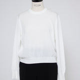 バックドットリボンニット