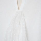 バックドットリボンニット