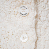 シャーリングフラワーカーディガン